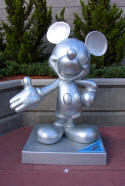 mickey mouse concrete statue